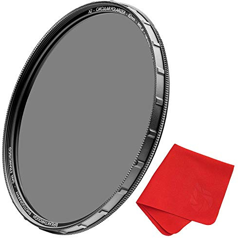 Breakthrough Photography Lot de 2 filtres polarisants circulaires pour objectifs d'appareil Photo 77 mm