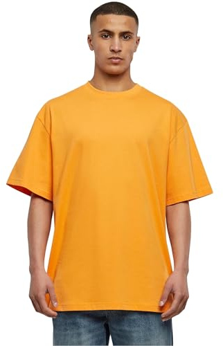 Urban Classics Homme Basic Crew Neck Tall Tee T shirt, Orange, XL EU