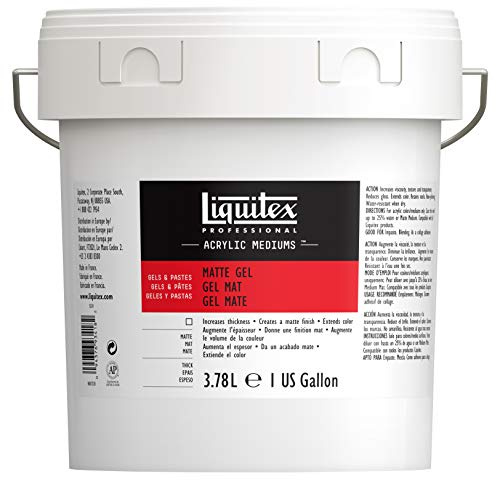 Liquitex Professional Matte Gel Medium, 3.78L (128-oz)