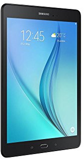Samsung Galaxy Tab A Tablette tactile 9,7 4G (24,64 cm) (16 Go, Android, 1 Port USB 2.0, 1 Prise jack, Noir) - Clavier Qwertz Allemand