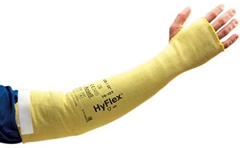 Ansell HyFlex 70-123 Sleeves Manguito de Trabajo, Protección contra Cortes y Mecánica (12 Piezas)