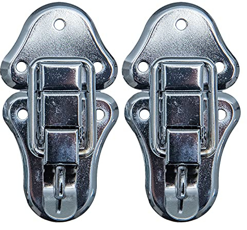 HMF 14986-09 spännlås med låsögla | 2 stycken | 50 x 95 mm | galvaniserat silver