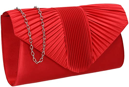 SwankySwans Damen Sophie Clutch Bag, rot, One Size
