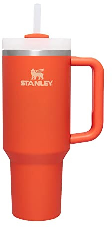 Stanley Quencher H2 FlowState - Vaso aislado al vacío de acero inoxidable con tapa y popote para agua, té helado o café, batidos y más, 40 onzas (10-02663-129)