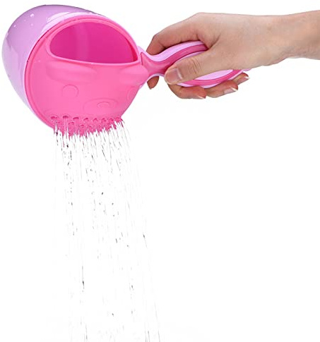 Badsköljkopp Babyschampokopp Söt Barntvätt Hår Badning Spolarskydd Ögon (grön) (Rosa)