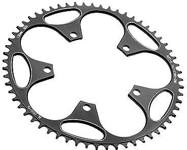 rockible 130 Mm BCD Bike Narrow Wide Kettenblatt Kettenrad Kettenblatt Reparaturteile Rundes Fahrradkettenblatt für Straße, BMX, Bergfalten