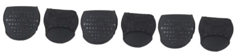 SOLUSTRE 3paare Unsichtbare -toe Schuhpolster Für Hohe Absätze Hochwertige Sohle Für Optimalen Und Druckentlastung Für Damen Schwarz