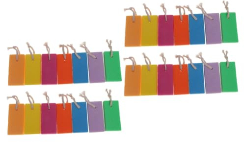 Ipetboom 36stücke Teiliges Fußschleifstein Pumice Effektive Hornhautentfernung Für Geschmeidige Füße Mit Leuchtenden Farben Und Praktischer Aufbewahrungsschlaufe Für Pediküre Und
