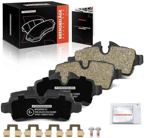 Frankberg Brake Kit Disc Pad Rear Axle Compatible with Min.i R56 1.4L-2.0L 2006-2013 Min.i Cabriolet R57 1.6L 2.0L 2007-2015 Min.i Clubman R55 1.4L-2.0L 2007-2014 Replace# 34216778327