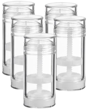 DOITOOL 5 Stück Drehbare Cremebehälter aus Pp 30ml Leere Plastikflaschen Auslaufsichere Unterflasche für Reise und Zuhause
