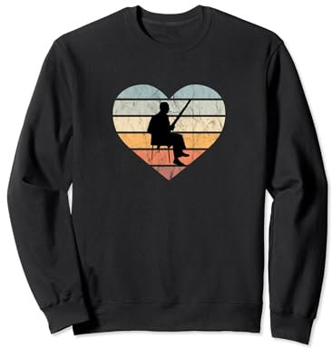 Ich liebe Fagott spielen Vintage Fagottfan Retro Fagottist Sweatshirt