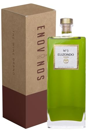 Aceite de Oliva Virgen Extra Elizondo N3 Premium Variedad Picual - Botella de Aceite Premium 500 ml Nueva Cosecha - Mejor Selección ENOVINOS (Nº3 Extra Picual)