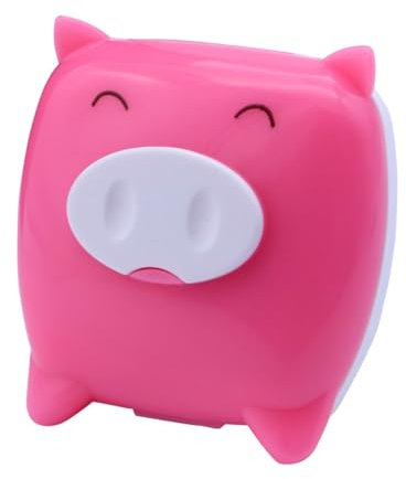 minkissy 2stücke Kontaktlinsenbehälter Mit Cartoon-Schweinchen-Motiv Linsenetui in Bonbonfarben Kompakt Und Leicht Für Reisen Und Outdoor-aktivitäten
