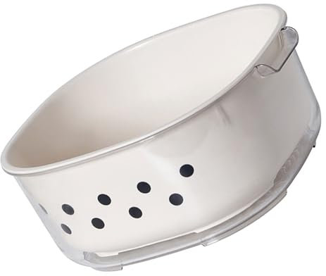 Set di Scodelle da a Doppio Strato di Grande capacità, Cestello per Lavare le Verdure, Cestello di Scarico per Lavaggio Frutta, Set di Filtri per Scolapasti in Plastica