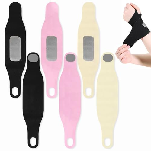 6 StüCk HandgelenkstüTze Handgelenkbandage Rechts Links Handbandage Handgelenk Bandage SehnenscheidenentzüNdung Bandage Handgelenk Handgelenkschoner Unisex, Passend FüR Linkes Und Rechtes Handgelen