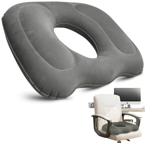 CojíN Ortopédico Inflable,Cojín Hemorroides,Cojin Coxis Cojin de Asiento Ortopedico,CojíN de Asiento de Hemorroides