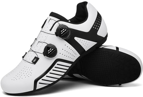 PENXZT Fahrradschuhe Herren Mit Gummisohle Atmungsaktive Rennrad Und MTB Schuhe rutschfeste No-Lock Sportschuhe Mountainbike Schuhe
