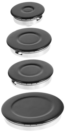 Homoyoyo Plaque De Cuisson Électrique Portable Avec Deux Brûleurs Ensemble De Chapeaux De Cuisinière Couvre-flamme Pour Cuisine Couvercle De Four Accessoires De Cuisinière