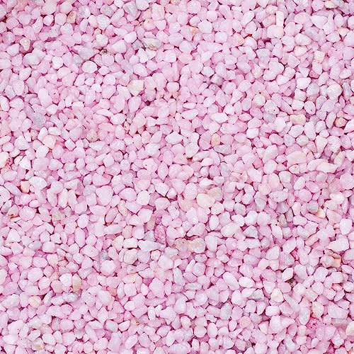 Deko-Granulat rosa als farbige Streudeko - 10 kg grober Deko-Sand Ø 2-3 mm für Gläser, Vasen