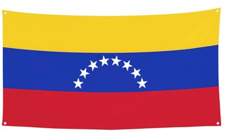 Bandera de Venezuela para eventos, bandera colgante, fiesta de cumpleaños, festivales, reuniones, telón de fondo