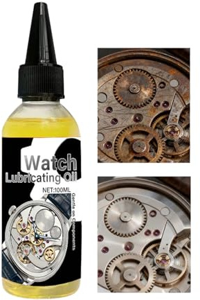 Olio Lubrificante ad uso Orologi - Grasso per Orologi da 100ml - Grasso La Manutenzione Orologistica | Per Manutenzione E Riparazione Di Pendoli, Casa, Industria, Orologiaio, Laboratorio E Studio