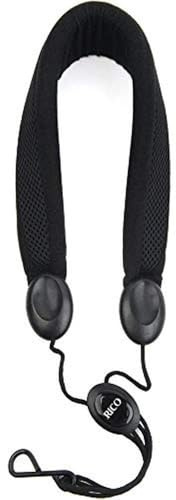 Rico D'Addario Gepolsterter Saxgurt Alto/Soprano, Metal Hook | D'Addario gepolsterte Saxgurte bieten bequemen Halt, sichere Hakenoptionen, einfache Einstellung und zuverlässige Leistung.