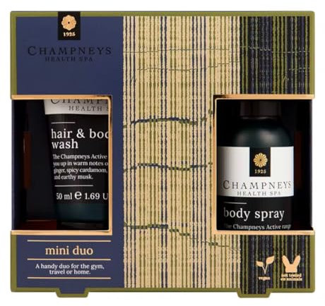 Champneys Unisex Mini Duo Gift Set for Whole Body - Skin Care Set