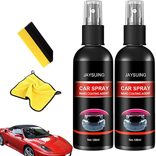 Magic Gem Nano Spray Seal, Nano Auto Spray per la rimozione dei graffi, Car Nano Repair Spray, riparazione rapida per tutte le carrozzerie (2 pezzi, 100 g)