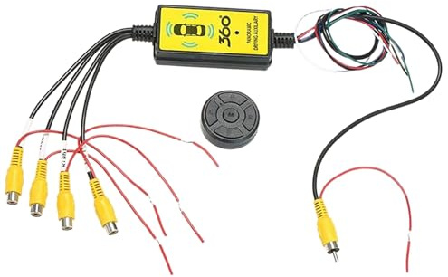 UncleS Adaptateur D'inversion du Convertisseur De Caméra D'automobile Étanche avec Visibilité Avancée pour La Conception L'objectif Grand Angle Nouveau Conducteur