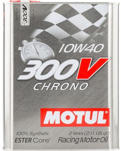 Motul 104243 Motoröl 300 V Chrono 10W-40, 2 L, Brown, 103135