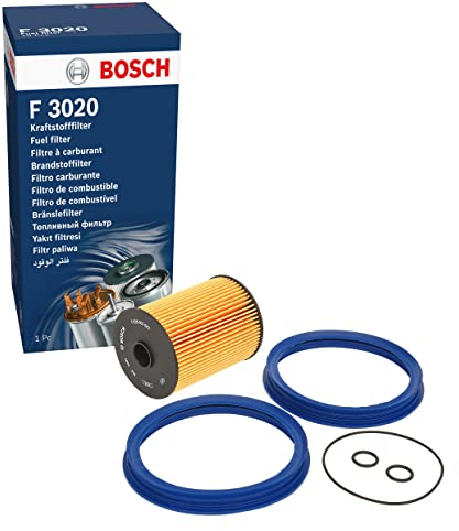 Bosch F3020 Car Gasoline Filter - Separates Particles from Fuel - Protects the Injection System