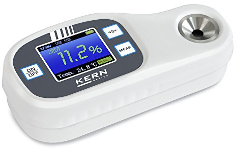 KERN Refraktometer Digital [Kern ORF 5UM] Anwendungsbereich Industrie/Kfz, CW Skala: -50-0°C (Teilung 0,1°C), BF Skala: -40-0°C (Teilung 0,1°C), Mass SW Skala: 0-40% (Teilung 0,1%)