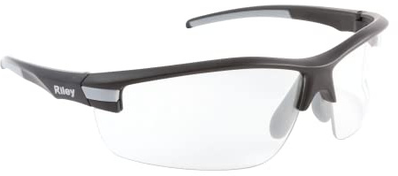 Riley Sisini Sport Style Safety Glasses, Anti Fog Scratch and Imapct Resistant, Wrap Around Lenses EN166 Certified Protective Glasses for DIY, Grinding, Construction