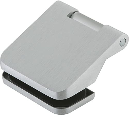 Dorma Glas Junior Office Türband Flügelteil (Türbeschalg) für Glastüren, Glasstärke 8-10mm, Türscharnier Alu silber eloxiert Inhalt: 2 Stück