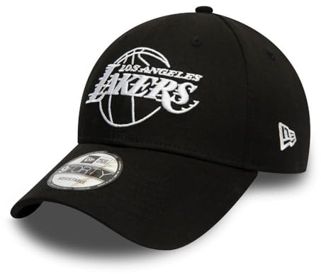 New Era 9Forty NBA Outline Lakers KepsEra Damer/Herrar - curved brim cap basebollkeps Metallklämma, med skärm Vinter Höst Vår Sommar Sommar-Vinter - One Size svart
