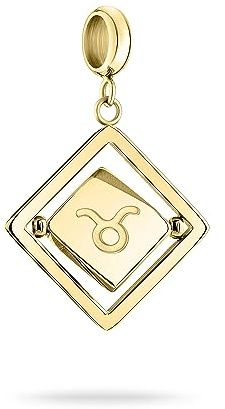 LIEBESKIND BERLIN Charms Collection Charms-Anhänger aus Edelstahl in Gold – Personalisiere Dein Schmuckstück - Geschenkidee