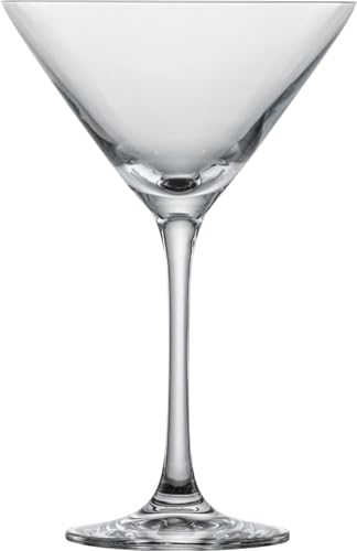 SCHOTT ZWIESEL Copas de Martini Bar Special (set de 4), copas de Martini clásicas, copas de cristal Tritan aptas para lavavajillas, fabricadas en Alemania (art. nº. 123658)