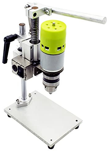 Mini trapano a 7 velocità da banco trapano elettrico da banco mandrino 1.5-10mm 100W trapano da banco piccolo fai da te in alluminio puro trapano da banco ad alta precisione