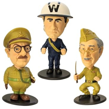 Sporting Profiles Dad's Dads Army Merchandise Official Large Bobblehead Bobble Buddies Set of 3 Boxed 7 Inch Figures