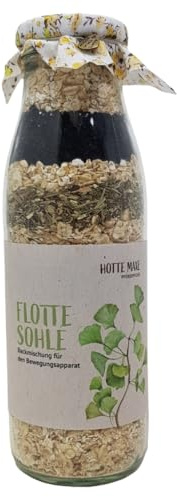 RL24 Hotte Maxe - Leckerli-Backmischung Flotte Sohle – 1 x 500 ml | Flasche – zum frischen Zubereiten von Pferdeleckerlis – Keksmischung für Pferde – Pferdefutter