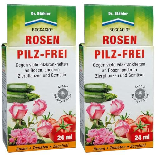 2 x Dr. Stähler BOCCACIO® Rosen Pilz-Frei 24 ml - Flora Sparpaket