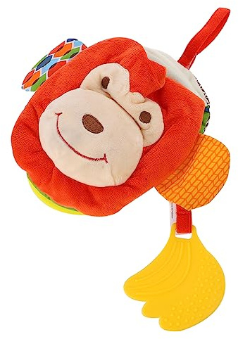 Milisten Handpuppe AFFE Cartoon Stoffbuch Für Kleinkinder Interaktions Spielzeug Lernspielzeug Mit Gefüllt Als Dekoration Für Kinderzimmer Und Wohnzimmer