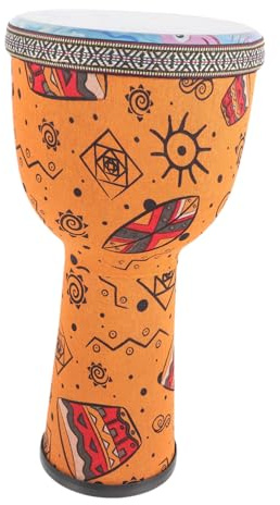MOTHNUR Kinder Djembe Trommel 8 Zoll Leichtgewichtige Handtrommel aus Sicherem Material für Anfänger und Erwachsene Vielseitiges Musikinstrument für Aufführungen und Musikunterricht