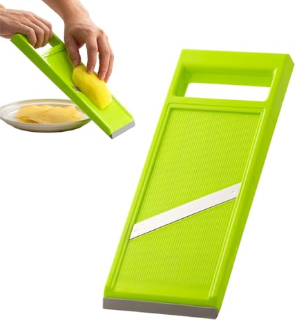 Mandoline Cuisine,Mandolines De Cuisine,Mandoline Multifonctions,Multifonction Tous Coupelégumes,Pour Pomme,Terre Carottes,Oignon,Concombre(Vert)