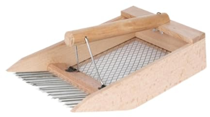 lmoikesz Rastrillo recolector portátil con Peine Azul, ergonómico, para la recolección de arándanos y grosellas Rojas. Recolector Manual de Frutas fácil Transporte.