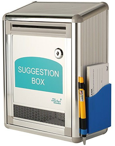 Aluminium Suggestion Box ~ Mail Box with Lock and Keys