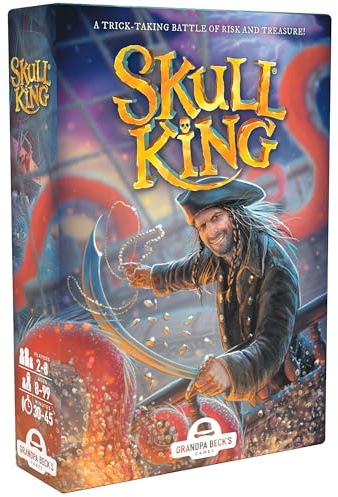 Grandpa Beck's Games Skull King - The Ultimate Pirate Trick Taking Card Game | Strategy Game for Friends, Family, Game Night | from The Creators of Cover Your Assets | 2-8 Players Ages 8+ (Base Game)