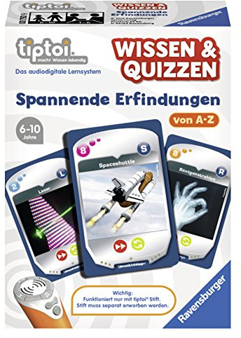 Ravensburger 00750 - tiptoi Spiel Wissen & Quizzen: Spannende Erfindungen