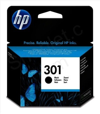 HP 301 Black Original Ink Cartridge Pages Yield 190 (P/N CH561EE)