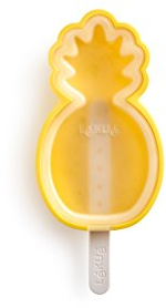 Lékué Molde de Helado Forma Piña, Silicona, Amarillo, 1 Unidad